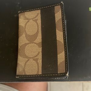 Coach wallet credit card & ID